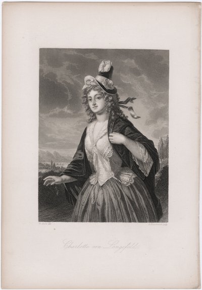 Charlotte von Lengefeld, 1850s de Andreas Johann Fleischmann