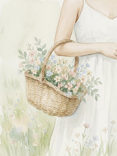 Cesta de flores silvestres de Andreas Magnusson