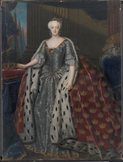 Sophie Magdalene, reina de Christian VI de Andreas Møller