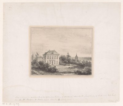 Casa del Sr. Rutgers en Beek de Andreas Schelfhout