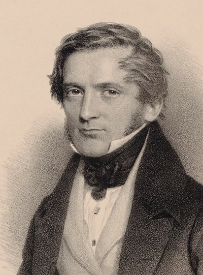 Retrato del Compositor Franz Lachner 1803-1890, 1830 de Andreas Staub