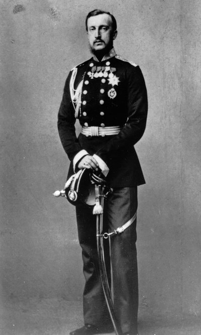 Gran Duque Nicolás Nikolaevich el Viejo de Rusia, c1860s de Andrei Deniere
