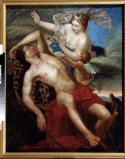 ""Selene et Endymion"" Peinture d