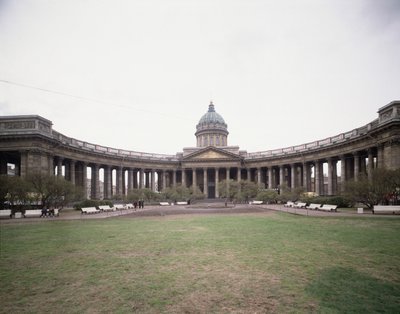 La Catedral de Kazán en San Petersburgo, 1800-1811 de Andrei Nikiforovich Voronikhin