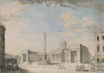La Catedral de Kazán en San Petersburgo de Andrei Nikiforovich Voronikhin