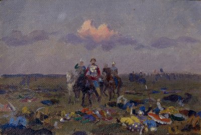 En el campo de los agachadizos de Andrei Petrovich Ryabushkin
