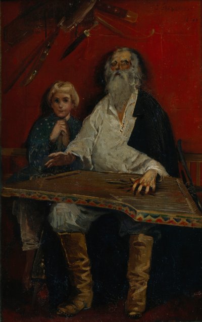El Jugador de Gusli de Andrei Petrovich Ryabushkin