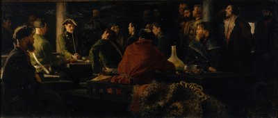 El ejército de juguete de Pedro I, 1892 de Andrei Petrovich Ryabushkin