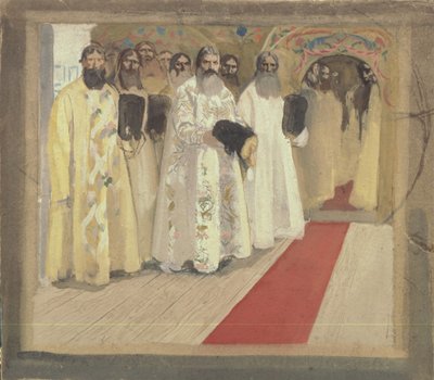 Esperando al Zar, 1901 de Andrei Petrovich Ryabushkin