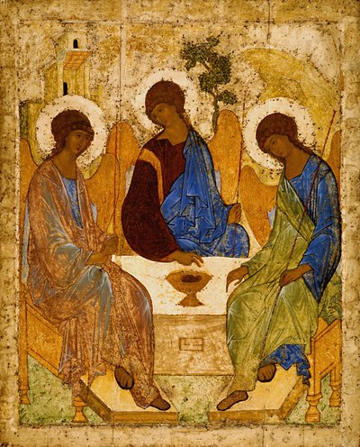 Ruso: "Trinidad" Santísima Trinidad (Troitsa) de Andrei Rublev