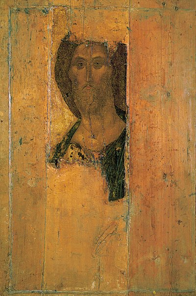 Salvator Mundi, c. 1410 de Andrei Rublev