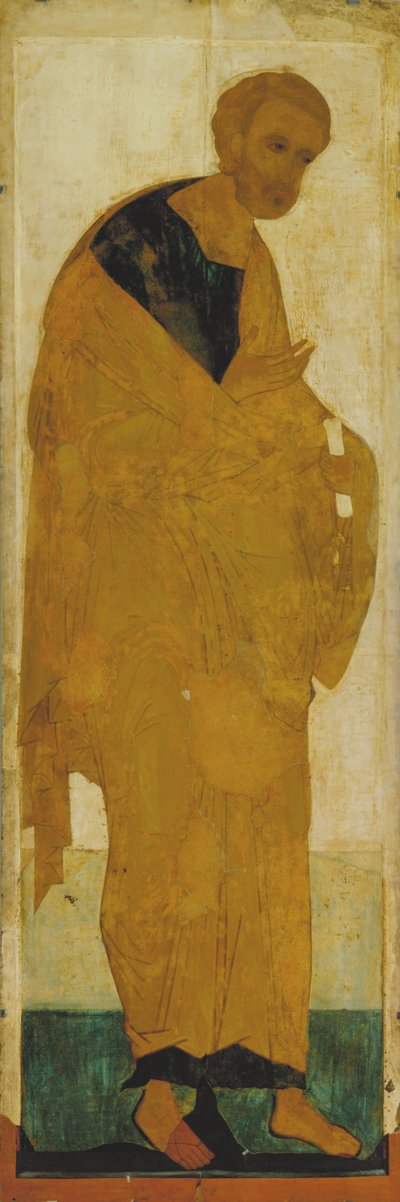 El apóstol Pedro de la gama Deesis de Andrei Rublev