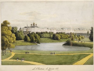El Palacio de Catalina en Tsarskoye Selo, 1821-1822 de Andrei Yefimovich Martynov