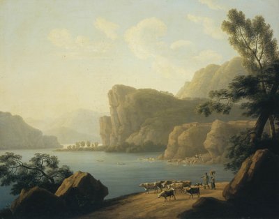 Vista del río Selenga en Siberia, 1817 de Andrei Yefimovich Martynov
