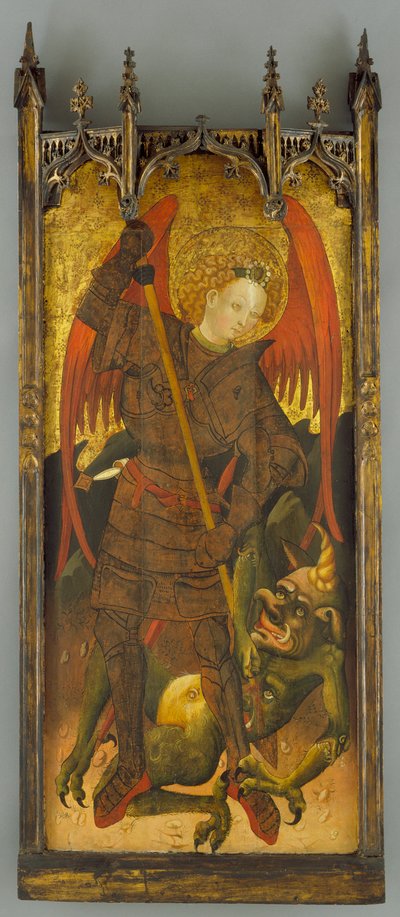San Miguel luchando contra el Dragón de Andres Marcal de Sas