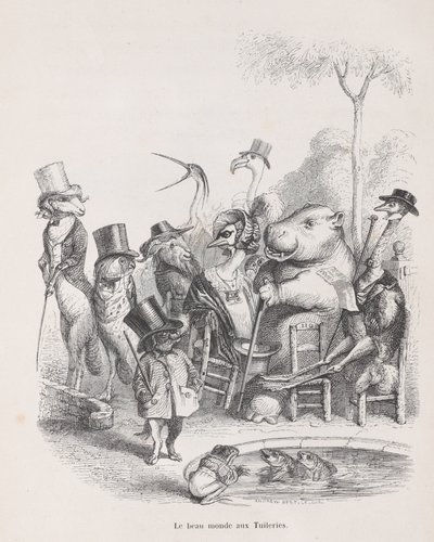 El hermoso mundo de las Tullerías de Escenas de la vida privada y pública, ca. 1837-47 de Andrew Best Leloir