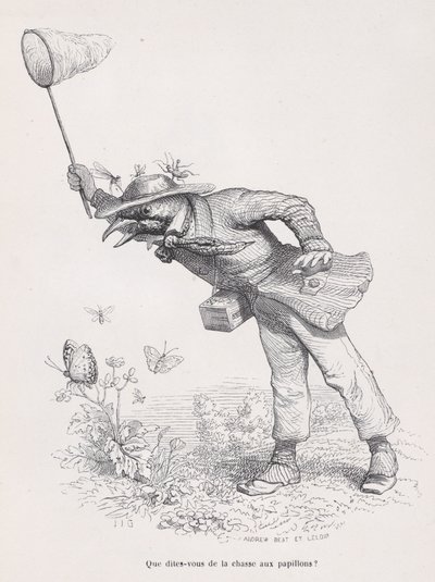 ¿Qué dices sobre la caza de mariposas de Escenas de la vida privada y pública, ca. 1837-47 de Andrew Best Leloir