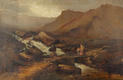 Cerca de Idwal, Gales de Andrew Brandish Holte
