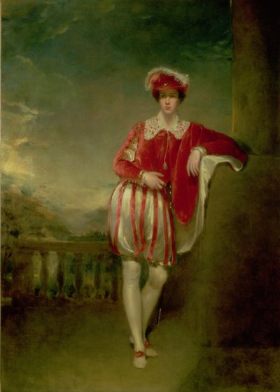 El actor William Henry West Betty (1791-1874) de Andrew Geddes