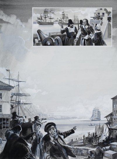 Escena portuaria de Andrew Howat