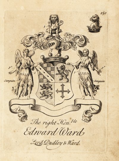 Escudo de armas del Muy Honorable Edward Ward, 9º Barón Dudley, 4º Barón Ward de Andrew Johnston