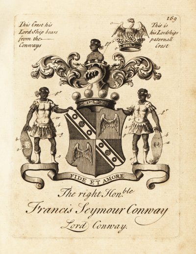 Escudo de armas del Muy Honorable Francis Seymour Conway, Lord Conway de Andrew Johnston
