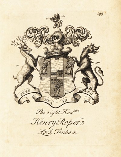Escudo de armas del Muy Honorable Henry Roper, Lord Tenham de Andrew Johnston