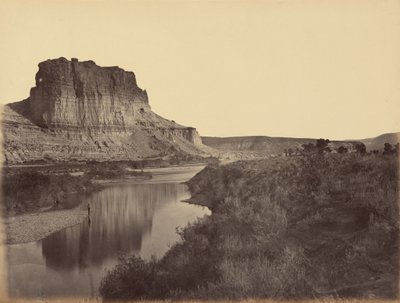 Lámina 24. Castle Rock, Green River Valley,1869 (foto) de Andrew Joseph Russell