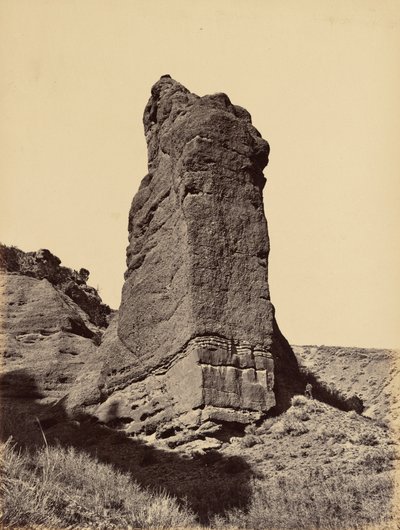 Lámina 31. Monument Rock, Mouth of Echo Canon,1869 (foto) de Andrew Joseph Russell
