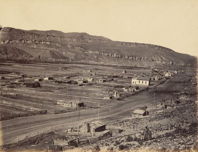 Lámina 36. Coalville, Weber Valley,1869 (foto) de Andrew Joseph Russell