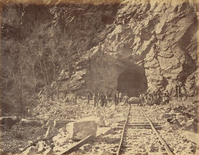 Lámina 39. Extremo Este del Túnel, Weber Canon,1869 (foto) de Andrew Joseph Russell