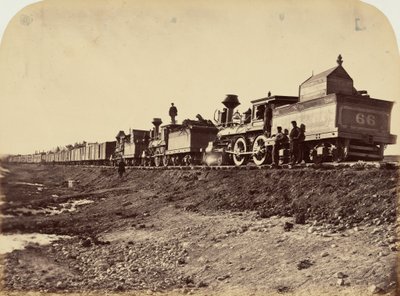 Placa 44. Tren de construcción del General Casement de Andrew Joseph Russell