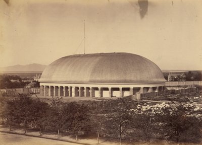 Lámina 50. Gran Tabernáculo Mormón, 1869 (foto) de Andrew Joseph Russell