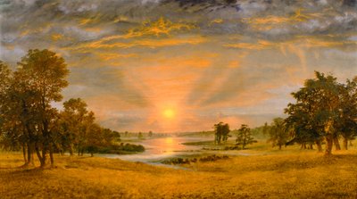 Atardecer, 1870 de Andrew MacCallum