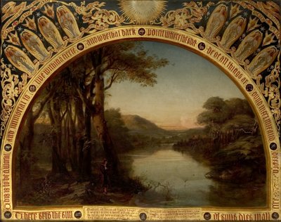 La escena de apertura en "Festus" de Philip James Bailey de Andrew MacCallum