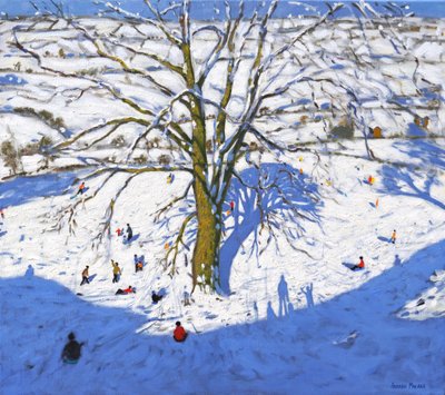 Ladera, Elton, cerca de Rowsley, Chatsworth, Derbyshire. (Reelaborado) 2017 de Andrew Macara