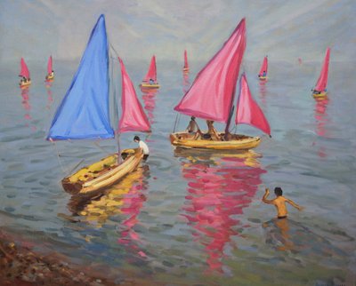 Escuela de vela, Bognor Regis, 2012 de Andrew Macara