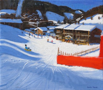 Esquí; La Clusaz, Francia de Andrew Macara