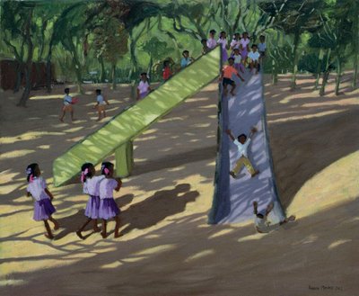 Deslizarse, Mysore, 2001 de Andrew Macara