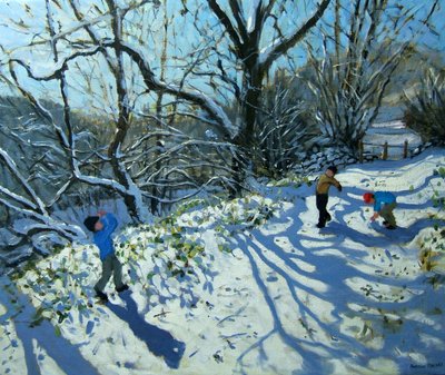 Pelea de bolas de nieve, Derbyshire de Andrew Macara