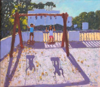 Columpio de verano, Folegandros, Islas Griegas, agosto 2017 de Andrew Macara