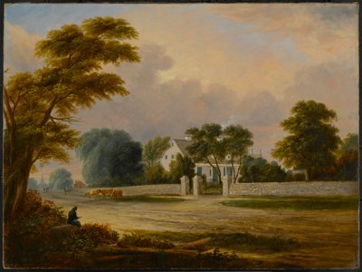 La granja de Bergen, 1830s de Andrew Richardson