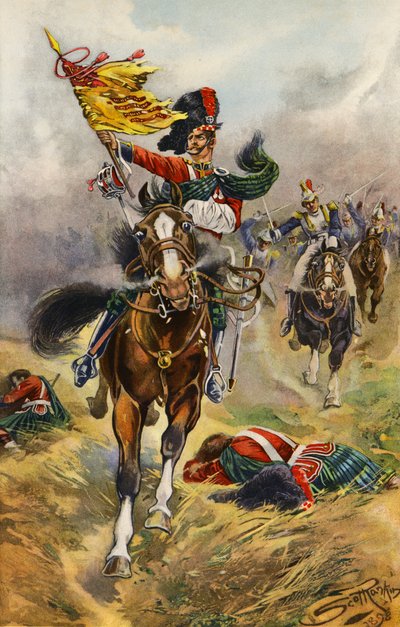 Una carrera por la bandera (grabado) de Andrew Scott Rankin