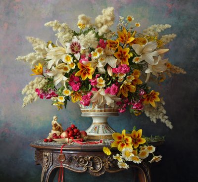 Arreglo floral suntuoso de Andrey Morozov