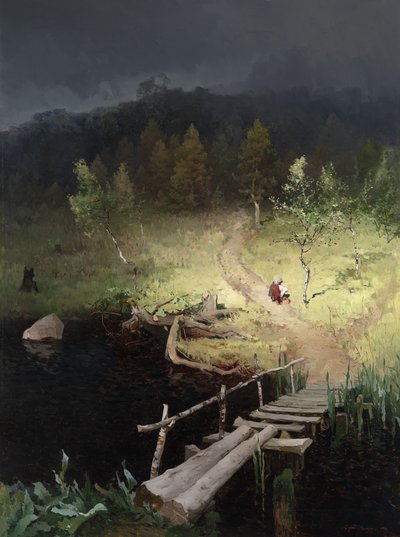 Antes de la tormenta, 1918 de Andrey Nikolayevich Shilder