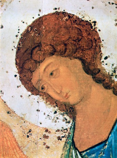 La Trinidad (detalle), c. 1380-1430 de Andrey Rublyov