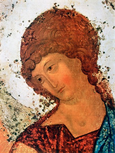 La Trinidad (detalle) de Andrey Rublyov