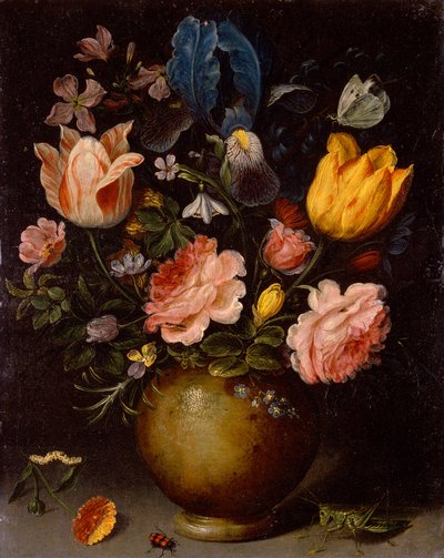 Estudio Floral con Insectos de Andries Daniels