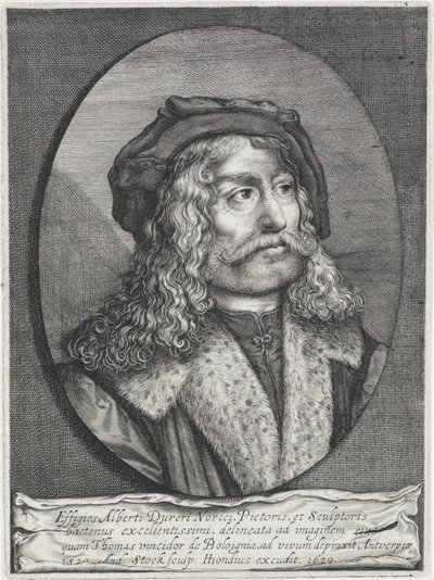 Retrato de Alberto Durero de Andries Jacobsz. Stock