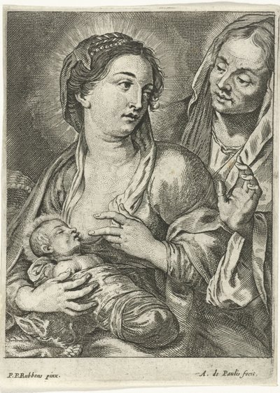 María con el niño Jesús y Anna de Andries Pauli